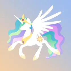 Size: 3000x3000 | Tagged: safe, artist:shadowblazearts, derpibooru import, princess celestia, alicorn, pony, female, gradient background, image, png, solo, vector