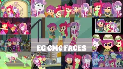 Size: 1280x721 | Tagged: safe, derpibooru import, edit, edited screencap, editor:quoterific, screencap, apple bloom, big macintosh, bon bon, cheerilee, flash sentry, granny smith, lyra heartstrings, microchips, octavia melody, princess luna, scootaloo, spike, sweetie belle, sweetie drops, trixie, vinyl scratch, wiz kid, dog, a photo booth story, eqg summertime shorts, equestria girls, equestria girls (movie), equestria girls series, fluttershy's butterflies, friendship games, happily ever after party, perfect day for fun, rainbow rocks, sock it to me, sock it to me: bulk biceps, the canterlot movie club, spoiler:eqg series (season 2), adorabloom, boots, clothes, crossed arms, cute, cutealoo, cutie mark crusaders, diasweetes, eyes closed, fall formal outfits, female, fluttershy's butterflies: dj pon-3, food, happily ever after party: rainbow dash, image, male, open mouth, png, popcorn, shoes, sleeveless, smiling, spike the dog, stairs, vice principal luna