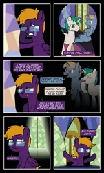 Size: 1920x3169 | Tagged: safe, artist:alexdti, derpibooru import, oc, oc:ale, oc:marco, oc:umberto, unofficial characters only, pegasus, pony, unicorn, comic:quest for friendship, crying, female, high res, horn, image, jpeg, male, mare, pegasus oc, stallion, tears of fear, trio, unicorn oc, wings
