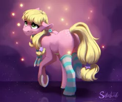 Size: 2245x1876 | Tagged: safe, artist:silentwulv, derpibooru import, oc, unofficial characters only, earth pony, pony, clothes, image, jpeg, socks, solo