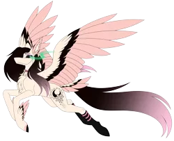 Size: 4010x3261 | Tagged: safe, artist:sadatrix, derpibooru import, oc, pegasus, pony, colored wings, feathered fetlocks, female, image, mare, multicolored wings, png, simple background, solo, tail feathers, transparent background, wings