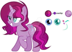 Size: 1280x920 | Tagged: safe, artist:dayspringsentryyt, derpibooru import, oc, oc:shadow swirls, pony, unicorn, female, image, magical lesbian spawn, mare, offspring, parent:starlight glimmer, parent:tempest shadow, parents:tempestglimmer, png, simple background, solo, transparent background