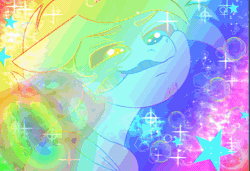 Size: 448x306 | Tagged: safe, artist:pizza lord, derpibooru import, oc, oc:drizzle dots, animated, blunt, colorful, drugs, gif, high, image, marijuana, smoking, stoned, trippy