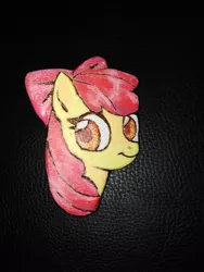 Size: 780x1040 | Tagged: safe, artist:megabait, derpibooru import, apple bloom, earth pony, pony, craft, handmade, image, jpeg, magnet