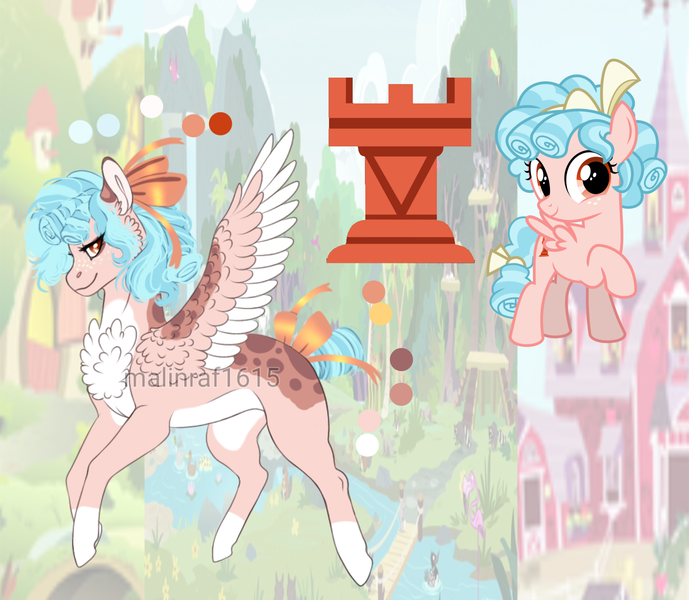 Size: 1784x1554 | Tagged: safe, artist:malinraf1615, derpibooru import, cozy glow, pegasus, pony, a better ending for cozy, alternate hairstyle, bow, chest fluff, female, filly, flying, hair bow, headcanon, image, markings, png, redesign, reference sheet, smiling, smirk, solo, tail bow