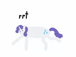 Size: 2048x1536 | Tagged: safe, artist:2merr, ponerpics import, rarity, pony, unicorn, :), cutie mark, drawn on phone, female, image, mare, narpnarp, png, raised leg, simple background, smiley face, smiling, solo, white background