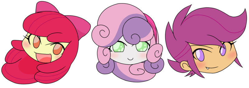 Size: 1883x666 | Tagged: safe, artist:batipin, derpibooru import, apple bloom, scootaloo, sweetie belle, equestria girls, cute, cute porn, image, png, simple background, transparent background