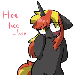 Size: 512x512 | Tagged: safe, artist:alex69vodka, derpibooru import, oc, oc:java, unofficial characters only, pony, unicorn, blushing, female, image, png, simple background, smiling, sticker, text, transparent background