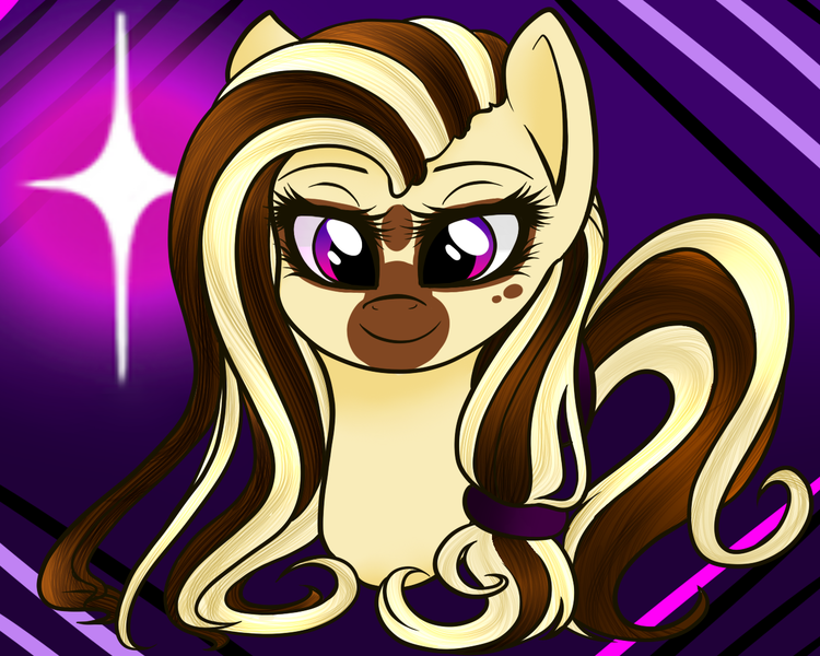 Size: 1280x1024 | Tagged: safe, artist:potatogirlivy, derpibooru import, oc, unofficial characters only, pony, abstract background, female, image, looking at you, png, solo