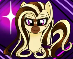 Size: 1280x1024 | Tagged: safe, artist:potatogirlivy, derpibooru import, oc, unofficial characters only, pony, abstract background, female, image, looking at you, png, solo