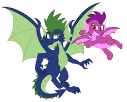 Size: 1280x1031 | Tagged: safe, artist:aleximusprime, derpibooru import, oc, oc:penelope, oc:penny the dragon, oc:percy the dragon, oc:perseus, unofficial characters only, dragon, age of the alicorns, brother and sister, dragon oc, dragon wings, female, flurry hearts story, image, male, male and female, percy and penny, perseus and penelope, png, siblings, simple background, spikes, super dragon warriors, transparent background, wings