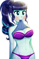 Size: 3543x5315 | Tagged: suggestive, artist:the-butch-x, coloratura, equestria girls, breasts, busty coloratura, clothes, female, image, png, solo
