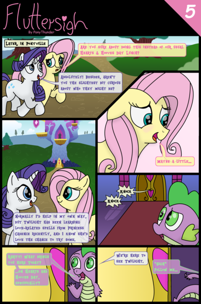 Size: 1280x1935 | Tagged: safe, artist:pony-thunder, derpibooru import, fluttershy, rarity, comic:fluttersigh, comic, image, png