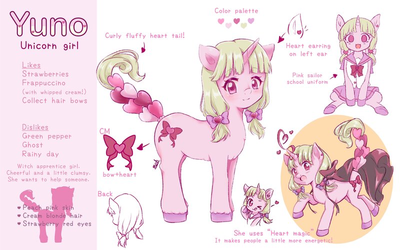 Size: 3696x2314 | Tagged: safe, artist:moh_mlp2, derpibooru import, oc, oc:yuno, pony, unicorn, clothes, dress, female, image, jpeg, mare, reference sheet