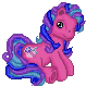Size: 79x80 | Tagged: artist:katcombs, base used, derpibooru import, g3, pixel art, ribbon wishes, safe, simple background, solo, transparent background