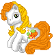 Size: 79x80 | Tagged: safe, artist:katcombs, derpibooru import, citrus sweetheart, base used, g3, pixel art, simple background, solo, transparent background