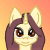 Size: 50x50 | Tagged: safe, artist:auroraswirls, derpibooru import, oc, oc:crimson, unofficial characters only, pony, unicorn, animated, bouncing, bust, female, gif, gradient background, horn, mare, pixel art, smiling, solo, unicorn oc