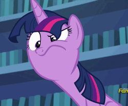 Size: 598x494 | Tagged: safe, derpibooru import, screencap, twilight sparkle, twilight sparkle (alicorn), alicorn, pony, every little thing she does, how do you make your neck go like that?, solo