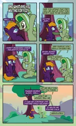 Size: 1920x3169 | Tagged: safe, artist:alexdti, derpibooru import, oc, oc:ale, oc:screwpine caprice, unofficial characters only, pegasus, pony, comic:quest for friendship, crying, duo, female, glasses, image, implied twilight sparkle, jpeg, laughing, mare, tears of laughter