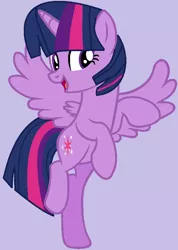 Size: 569x801 | Tagged: safe, artist:jadethepegasus, artist:shiibases, derpibooru import, twilight sparkle, twilight sparkle (alicorn), alicorn, pony, base used, bipedal, cute, female, image, mare, open mouth, png, raised hoof, raised leg, solo, twiabetes