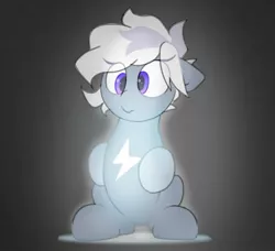 Size: 1600x1457 | Tagged: safe, artist:mochi_nation, derpibooru import, oc, oc:silver bolt, unofficial characters only, earth pony, pony, cute, female, image, jpeg, mare, sitting, sitting up, solo