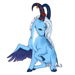 Size: 1500x1500 | Tagged: safe, artist:celeriven, derpibooru import, oc, hybrid, image, male, offspring, parent:grogar, parent:princess luna, png, simple background, solo, transparent background