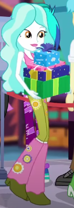 Size: 145x407 | Tagged: safe, derpibooru import, screencap, paisley, vinyl scratch, equestria girls, equestria girls series, holidays unwrapped, spoiler:eqg series (season 2), cropped, image, png, winter break-in