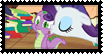 Size: 103x54 | Tagged: safe, artist:safe-test, derpibooru import, rarity, spike, animated, anti-shipping, deviantart, deviantart stamp, female, hater, male, shipping, sparity, stamp, straight
