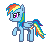 Size: 50x50 | Tagged: artist:sliperrysheep, derpibooru import, lowres, pixel art, rainbow dash, safe, simple background, solo, transparent background