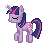 Size: 50x50 | Tagged: artist:sliperrysheep, derpibooru import, lowres, magic, pixel art, safe, simple background, solo, transparent background, twilight sparkle