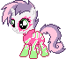 Size: 75x67 | Tagged: artist:seahawk270, clothes, derpibooru import, pixel art, safe, show stopper outfits, solo, sweetie belle, talent show, the show stoppers