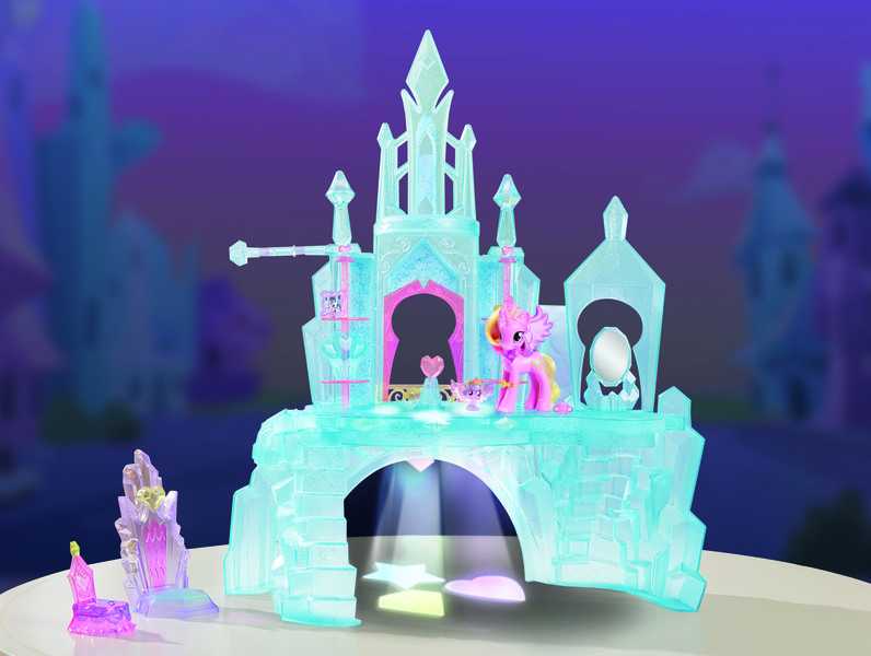 Size: 2447x1844 | Tagged: brushable, castle, derpibooru import, irl, photo, princess cadance, princess flurry heart, safe, shining armor, spoiler:s06, toy