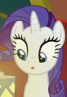 Size: 225x324 | Tagged: safe, derpibooru import, screencap, rarity, pony, spice up your life, :o, solo, the tasty treat