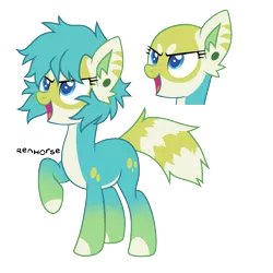 Size: 3000x3000 | Tagged: safe, artist:renhorse, derpibooru import, oc, oc:seafoam, earth pony, pony, base used, female, image, mare, png, raised hoof, simple background, solo, transparent background