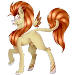 Size: 3986x4000 | Tagged: safe, artist:chazmazda, derpibooru import, oc, alicorn, big cat, earth pony, hybrid, lion, pegasus, pony, unicorn, :p, fangs, fullbody, highlight, highlights, hooves, horn, horns, image, main, mane, markings, paw pads, paws, photo, png, shade, shading, shine, solo, speedpaint, tail, tongue out, wings
