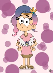 Size: 1850x2559 | Tagged: safe, artist:candyrandy7d, derpibooru import, pipp petals, human, g5, humanized, image, jpeg, solo, style emulation, the loud house