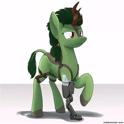 Size: 1000x1000 | Tagged: safe, artist:buckweiser, derpibooru import, oc, oc:grass cutter, oc:thistle leaf, kirin, image, jpeg, male, sierra nevada, solo