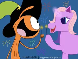 Size: 500x375 | Tagged: safe, artist:wanderfan2000, derpibooru import, friendshipping, g3, image, independence day, png, wander over yonder, wander (wander over yonder)