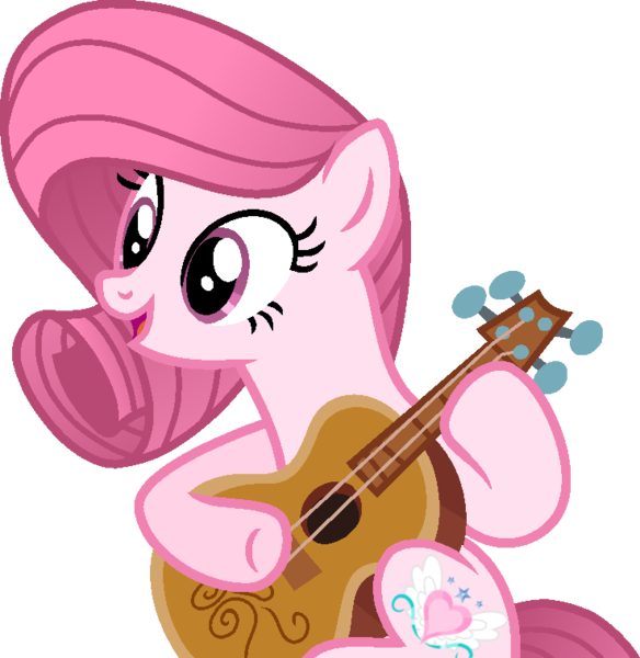 Size: 738x758 | Tagged: safe, artist:muhammad yunus, derpibooru import, oc, oc:annisa trihapsari, unofficial characters only, earth pony, pony, earth pony oc, female, image, mare, medibang paint, pink body, pink hair, pink mane, png, simple background, solo, transparent background