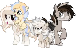 Size: 8741x5541 | Tagged: safe, artist:suramii, derpibooru import, oc, oc:cuddy, oc:souvenir, unofficial characters only, bat pony, pony, absurd resolution, female, filly, image, mare, png, vector