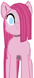 Size: 1280x2866 | Tagged: semi-grimdark, artist:benpictures1, artist:chedx, derpibooru import, pinkie pie, earth pony, pony, comic:the storm kingdom, my little pony: the movie, bad end, brainwashing, female, image, inkscape, png, simple background, solo, transparent background, vector