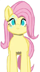 Size: 1280x2265 | Tagged: semi-grimdark, artist:benpictures1, artist:chedx, derpibooru import, fluttershy, pegasus, pony, comic:the storm kingdom, my little pony: the movie, bad end, brainwashing, female, image, inkscape, png, simple background, solo, transparent background, vector