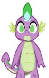 Size: 1280x2038 | Tagged: semi-grimdark, artist:benpictures1, artist:chedx, derpibooru import, spike, dragon, comic:the storm kingdom, my little pony: the movie, bad end, brainwashing, image, inkscape, male, png, simple background, solo, transparent background, vector