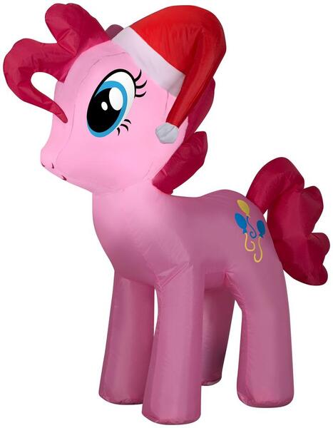 Size: 720x926 | Tagged: safe, derpibooru import, pinkie pie, airblown inflatable, christmas, decoration, gemmy industries, hearth's warming, hearth's warming eve, holiday, image, inflatable, jpeg, merchandise