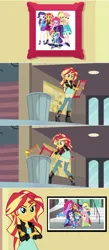 Size: 978x2238 | Tagged: safe, derpibooru import, applejack, fluttershy, pinkie pie, rainbow dash, rarity, sunset shimmer, twilight sparkle, equestria girls, equestria girls series, friendship games, my past is not today, angry, clothes, image, jacket, jpeg, leather jacket, sunset shimmer is not amused, unamused