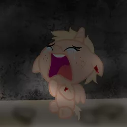 Size: 724x720 | Tagged: grimdark, artist:ohhiimsiona1, derpibooru import, oc, abuse, child abuse, foal, image, png, solo