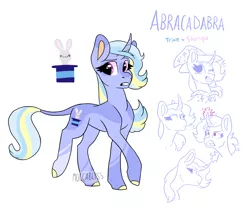 Size: 2020x1708 | Tagged: safe, artist:moccabliss, derpibooru import, oc, oc:abracadabra, pony, unicorn, female, image, magical lesbian spawn, mare, offspring, parent:starlight glimmer, parent:trixie, parents:startrix, png, solo