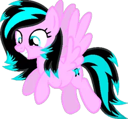 Size: 424x394 | Tagged: safe, artist:pegasski, derpibooru import, oc, unofficial characters only, pegasus, pony, base used, female, flying, grin, image, mare, pegasus oc, png, simple background, smiling, solo, transparent background, wings