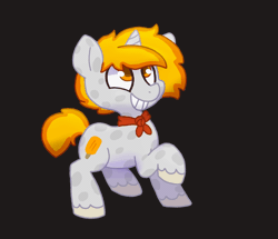 Size: 800x687 | Tagged: safe, artist:swerve-art, derpibooru import, oc, oc:caramel frappe, unofficial characters only, pony, unicorn, animated, gif, image, solo