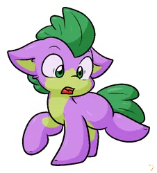 Size: 559x619 | Tagged: safe, artist:zutcha, derpibooru import, spike, ponified, earth pony, pony, image, male, png, ponified spike, solo, species swap
